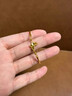 金瑞鴻老鳳凰深圳水貝金蝴蝶四葉草金包銀手鏈女碎冰冰情人節禮物送女友 蝴蝶手鏈 加厚精工版+玫瑰禮盒 可調節 曬單實(shí)拍圖
