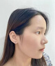 格心S925銀愛心耳釘女甜美精致百搭仙女風(fēng)鏤空心形耳飾學(xué)生氣質(zhì)飾品 鋯石愛心耳釘（一對） 曬單實(shí)拍圖