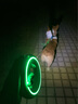 萌王星UFO寵物牽引繩狗雙頭中小型犬自動(dòng)伸縮狗繩遛狗繩防爆沖狗鏈用品 帶燈灰色雙頭牽引繩 曬單實(shí)拍圖