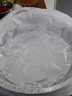 樂焙錫紙空氣炸鍋家用吸油紙食物專用紙圓形錫紙碗錫箔紙錫紙盒 20*17*3.4cm（100只裝 4.5-5L使 曬單實拍圖