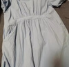 米度麗孕婦連衣裙夏季大碼女裝孕婦裝春夏薄款春秋孕婦裙子夏天仙女 藍(lán)色（V領(lǐng) 系帶連衣裙） XL【建議體重：130-160斤】 曬單實拍圖