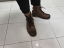 添柏嵐（Timberland）官方踢不爛男鞋經(jīng)典馬丁靴高幫戶外偏大|15551 15551W/寬版/棕色 43 鞋內(nèi)長(zhǎng)：27cm 曬單實(shí)拍圖