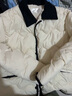 羅蒙（ROMON）小個(gè)子羽絨棉服女秋冬季2025年新款韓版輕薄棉衣小香風(fēng)棉襖外套潮 米白色 L -125-140斤 曬單實(shí)拍圖