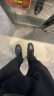 波图蕾斯(Poitulas)英伦男士商务休闲鞋正装皮鞋男系带耐磨 P9829 黑色 39 实拍图