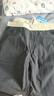 真維斯（JEANSWEST）夏天休閑短褲男生夏季薄款寬松沙灘馬褲冰絲中褲男士運動(dòng)五分褲子 2327灰色+2327黑色（2條裝） 3XL 160斤-180斤可穿 曬單實(shí)拍圖