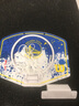 威爾勝（Wilson）官方NBA球隊隊徽家用迷你訓練勇士壁掛式小籃板籃筐 WTBA1302GOL-勇士 曬單實(shí)拍圖