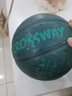 克洛斯威（CROSSWAY）籃球耐磨吸濕真皮手感七號成人六號五號學(xué)生比賽訓練粉色街頭籃球 5號耐磨PU球;孔雀藍 曬單實(shí)拍圖