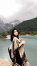 允娜披肩女秋冬季外搭民族風(fēng)大碼針織復(fù)古披風(fēng)斗篷外套時尚洋氣圍巾女 千鳥格披肩卡其（優(yōu)質(zhì)面料） 曬單實拍圖