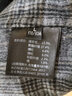恒源祥雙面呢大衣男 秋冬中年男士商務(wù)休閑中長(cháng)款呢大衣格子羊毛呢外套 21A16 170/88A 曬單實(shí)拍圖