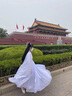 佰惠子原創(chuàng  )【云鶴】漢服女成人學(xué)生中國風(fēng)仙氣仙宋制古裝黑色 云鶴白色 M 曬單實(shí)拍圖