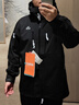 伯希和（Pelliot）[北極星pro]硬殼沖鋒衣eVent戶外男女防水登山外套114301087黑L 曬單實(shí)拍圖