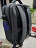 亞特龍韓版雙肩包男電腦包休閑旅行大容量男士商務(wù)背包初高中學(xué)生書(shū)包女 灰色升級版 曬單實(shí)拍圖