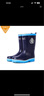 非常行（Jolly Walk）非常行兒童橡膠防滑雨鞋JW201 深藍(lán)白 250mm 曬單實(shí)拍圖