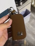 勁軒本田思域CRV十代雅閣XRV冠道杰德URV皓影繽智真皮汽車(chē)鑰匙包套女 本田頭層牛皮-棕色 曬單實(shí)拍圖