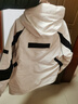 鴨鴨短款羽絨服男裝2025冬季加厚情侶寬松休閑工裝保暖羽絨外套衣服 YE3B021975W米白色 L 【建議125-150斤】 曬單實(shí)拍圖