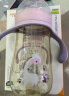 小袋鼠巴布（JOER BABU）婴儿奶瓶PPSU断奶奶瓶宽口径耐摔宝宝吸管奶瓶带手柄 配XL号9个月以上适用 330ml粉 实拍图