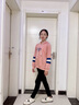 翊尚美兒童褲子女童春秋打底褲外穿高腰顯瘦緊身瑜伽褲中大童校服神器 黑色【600g羊羔絨】 120 cm 曬單實(shí)拍圖