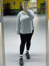 惟友大碼打底褲女200斤外穿九分褲健身褲瑜伽褲芭比褲 春秋無絨-黑色九分【側(cè)邊口袋】 2XL -T2(130-160斤) 曬單實拍圖