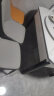 初屋 餐桌 实木岩板餐桌椅组合圆桌伸缩折叠现代简约餐厅饭桌餐桌餐椅 黑白色1.35米-雪山白岩板-皮椅 一桌六椅 实拍图