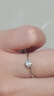 喜鉆七夕禮物鉑金鉆戒花嫁鉆石戒指結(jié)婚戒指求婚女30分15# 曬單實拍圖