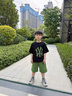 迪士尼（Disney）兒童裝男童夏裝套裝新款夏季薄款中大童運(yùn)動(dòng)男孩夏款酷帥氣潮 白色 140 cm 曬單實(shí)拍圖
