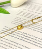 老鳳祥黃金吊墜女櫻花輕奢足金轉運珠項鏈紀念日生日禮物送女友老婆 約0.3g*浪漫櫻花*品牌禮盒 曬單實(shí)拍圖