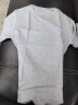 南极人（Nanjiren）男士纯棉短袖t恤男夏季运动内衣宽松休闲弹力打底衫男式背心汗衫 3件装【黑+白+灰】 XL 实拍图