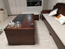懷泰胡桃木茶幾新中式現代簡(jiǎn)約客廳家用一體辦公室茶臺帶燒水壺茶桌 烏金木色1.5米 曬單實(shí)拍圖