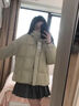 雪中飛中長(cháng)款羽絨服女士2024新款加厚過(guò)膝運動(dòng)休閑時(shí)尚百搭保暖冬季外套 卡其色 L (165) （130-150斤） 曬單實(shí)拍圖