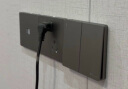公牛（BULL）开关插座面板带USB网线厨房墙面家用网络空调墙壁5孔全屋套餐G12 16A空调插座 实拍图