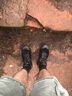 DANNER 丹納戶(hù)外登山Trail 2650 GTX Mid中幫男防水徒步鞋耐磨防滑輕便 黑色/61256 男EE寬版 43.5 曬單實(shí)拍圖