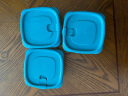 茶花（CHAHUA）塑料冰箱保鲜盒家用冷冻水果蔬菜专用收纳盒食品级冰箱收纳盒 蓝色3个装-460ML正方形 实拍图