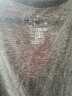 无印良品 MUJI 男式 使用了棉的冬季内衣V领短袖T恤 69AA451 打底衫打底衣 炭灰色 M 晒单实拍图