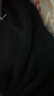皮爾卡丹（pierre cardin）拉鏈翻領(lǐng)針織連衣裙女秋冬復(fù)古長款高領(lǐng)毛衣裙直筒加厚長袖打底裙 黑色 2XL 建議130-150斤 曬單實拍圖