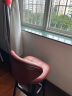 阿雨生活（Aulife） 美式实木创意时尚吧台椅 现代简约欧式复古高脚靠背高吧椅 家用吧台酒吧椅子 68黑木架-琥珀棕 实拍图