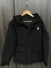 花花公子連帽男士羽絨服2025新款冬季短款加厚白鴨絨大碼冬裝防寒羽絨外套 1908黑色加厚服【跑絨包退】 XL 【135-150斤】 曬單實(shí)拍圖