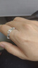 CHARLES&KEITH24秋新品月光謐語(yǔ)仿珍珠疊鏈開(kāi)口戒指CK5-32120409 Silver銀色 S 曬單實(shí)拍圖