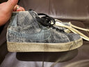 耐克（NIKE） SB BLAZER MID 水洗做舊灰 中幫 運動(dòng)鞋 板鞋  休息鞋 男鞋 DA1839-001 40 曬單實(shí)拍圖