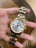 歐品客瑞士進(jìn)口機芯手表男機械表全自動(dòng)男士手表夜光防水男表高檔真鉆石 【瑞士機芯】3199鋼帶間白 （帶鉆石鑒定證書(shū)） 曬單實(shí)拍圖