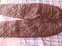 暖冬鴨鴨老年人加肥加大碼羽絨棉褲女外穿純色菱格羽絨棉褲女冬季2025文 咖啡色 2XL  130-145斤 曬單實(shí)拍圖
