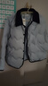 百圖betu女裝秋冬新款羽絨服撞色燈芯絨小香風(fēng)羽絨外套女2309T13 藍色 L 曬單實(shí)拍圖