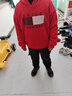 【三件套】奧米鼠童裝男童馬甲三件套裝兒童秋冬裝2020新款保暖加絨加厚男孩套裝5-15歲中大童衣服潮 紅色 140(建議身高125-135CM左右) 曬單實(shí)拍圖