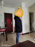 娜爾思（NAERSI）【棉服】氣質(zhì)連帽棉衣女秋冬新通勤中長外套 黑色 L 曬單實拍圖