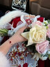 Grace Girl18K金小紅心手鏈女年新款?lèi)?ài)心手飾輕奢送女友禮物 18K金小紅心手鏈+輕奢禮盒 曬單實(shí)拍圖