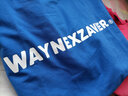 韋恩澤維爾 WAYNEXZAVIER大碼藍色五分袖T恤男加肥加大夏胖子寬松半袖棉上衣7816 克萊因藍 2XL（190-210斤） 曬單實(shí)拍圖