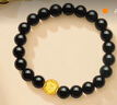 中國(guó)黃金轉(zhuǎn)運(yùn)珠黃金手鏈男足金轉(zhuǎn)運(yùn)珠手串男生日七夕情人節(jié)禮物送男友老公 金錢珠手串#小版+證書禮盒-0.50 曬單實(shí)拍圖