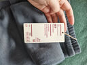 無印良品（MUJI）男式 毛圈 褲子 男士睡褲家居男款春秋 炭灰色4S M(170/80A) 曬單實拍圖