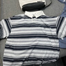 nautica white sail 白帆×Cityboy 日系中性寬松休閑全棉條紋短袖POLO衫KW3207 湛藍(lán)41C（232） M 曬單實(shí)拍圖