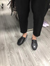 DCK 豆豆鞋夏季休閑鞋男百搭軟底舒適一腳蹬透氣商務(wù)休閑鞋子男 黑色 41 曬單實(shí)拍圖