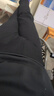 皮爾卡丹高級感純色修身牛仔褲男韓版小腳褲冬季厚款潮流彈力休閑直筒褲子 黑色加厚 加絨 34 曬單實(shí)拍圖